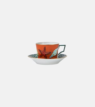 Il Viaggio Di Nettuno set of 2 teacups and saucers | Ginori 1735
