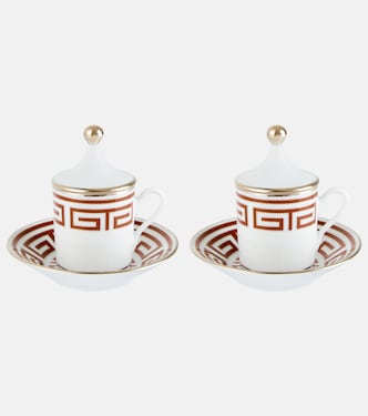 Labirinto Tête à Tête set of 2 espresso cups and saucers | Ginori 1735