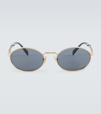 Logo oval sunglasses | Prada