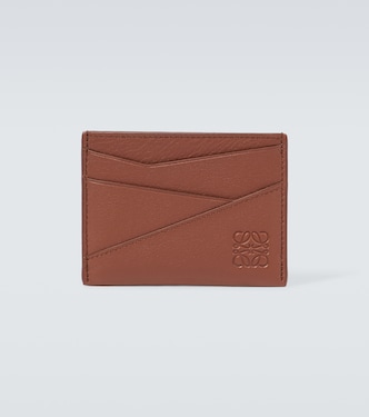 Puzzle leather card holder | Loewe