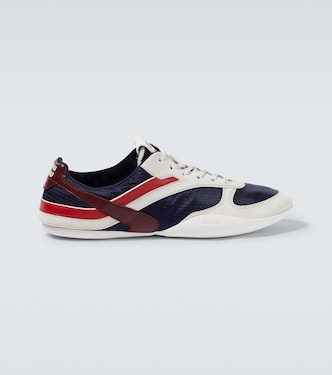 Gymnasium suede-trimmed sneakers | Miu Miu