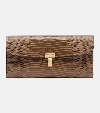 T-Lock embossed leather wallet | Toteme