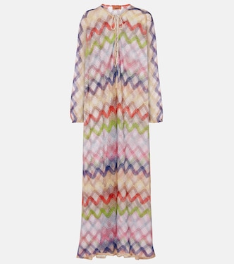 Zigzag lamé kaftan | Missoni