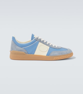 Upvillage suede-trimmed leather sneakers | Valentino Garavani