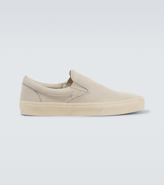 Jude leather slip-on sneakers | Tom Ford