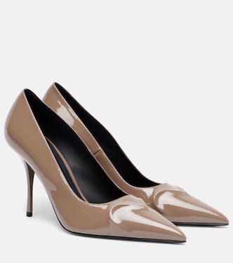 Le Cœur 3D 90 patent leather pumps | Alaïa