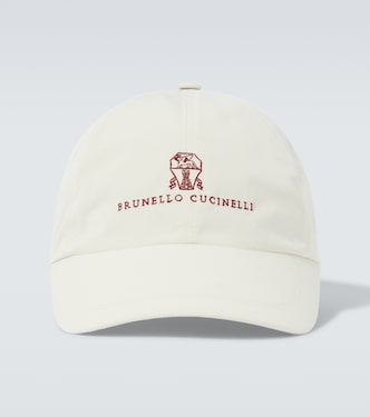 Embroidered logo baseball cap | Brunello Cucinelli
