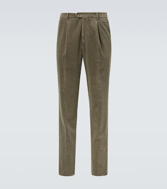 Cotton corduroy chinos | Brunello Cucinelli