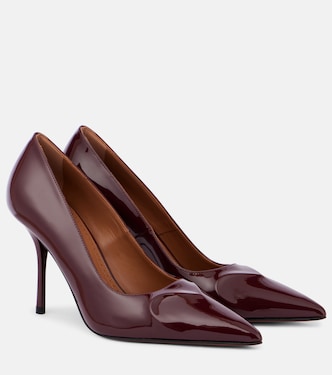 Le Coeur 90 patent leather pumps | Alaïa