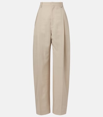 Mid-rise wool straight pants | Wardrobe.NYC