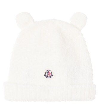 Baby logo wool-blend beanie | Moncler Enfant