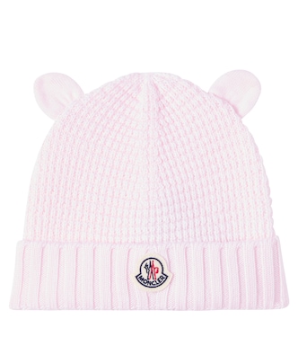 Baby ribbed-knit wool beanie  | Moncler Enfant